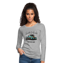 Load image into Gallery viewer, Seahorse Women&#39;s Premium Long Sleeve T-Shirt - heather gray
