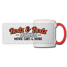 Load image into Gallery viewer, Rodz &amp; Bodz Panoramic Mug - white/red
