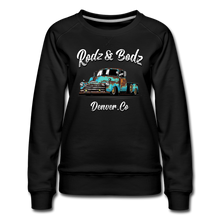 Load image into Gallery viewer, Women’s Premium Sweatshirt - Seahorse - black
