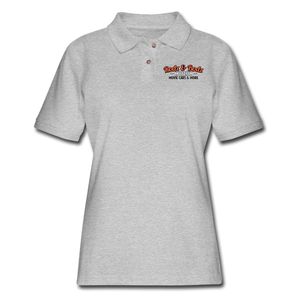 Women's Work Polo Shirt -Museum - heather gray