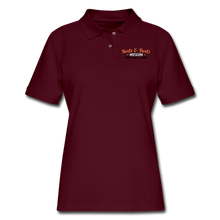 Load image into Gallery viewer, Women&#39;s Work Polo Shirt -Museum - burgundy
