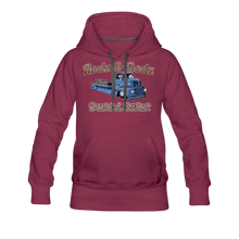 Load image into Gallery viewer, Women’s Hoodie -Rodz &amp; Bodz COE - burgundy
