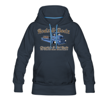 Load image into Gallery viewer, Women’s Hoodie -Rodz &amp; Bodz COE - navy
