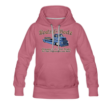 Load image into Gallery viewer, Women’s Hoodie -Rodz &amp; Bodz COE - mauve
