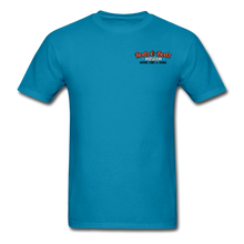 Load image into Gallery viewer, Unisex Classic T-Shirt -Cuda Museum - turquoise
