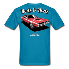 Load image into Gallery viewer, Unisex Classic T-Shirt -Cuda Museum - turquoise
