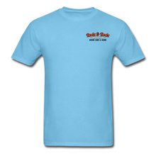 Load image into Gallery viewer, Unisex Classic T-Shirt -Cuda Museum - aquatic blue
