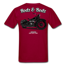 Load image into Gallery viewer, Unisex Classic T-Shirt -Harley Museum - dark red
