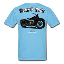 Load image into Gallery viewer, Unisex Classic T-Shirt -Harley Museum - aquatic blue
