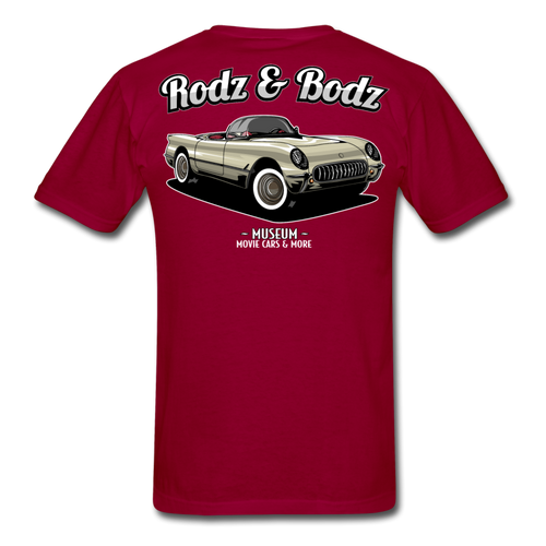 Unisex Classic T-Shirt - Corvette Museum - dark red