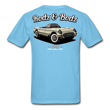 Load image into Gallery viewer, Unisex Classic T-Shirt - Corvette Museum - aquatic blue
