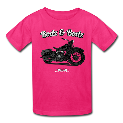 Kids' T-Shirt - Harley Museum - fuchsia