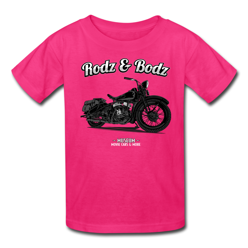 Kids' T-Shirt - Harley Museum - fuchsia