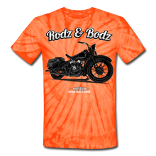 Load image into Gallery viewer, Unisex Tie Dye T-Shirt- HARLEY - spider orange
