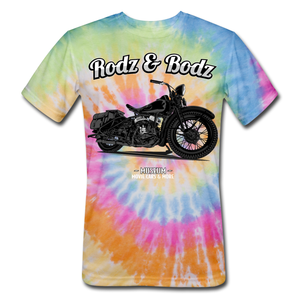 Unisex Tie Dye T-Shirt- HARLEY - rainbow