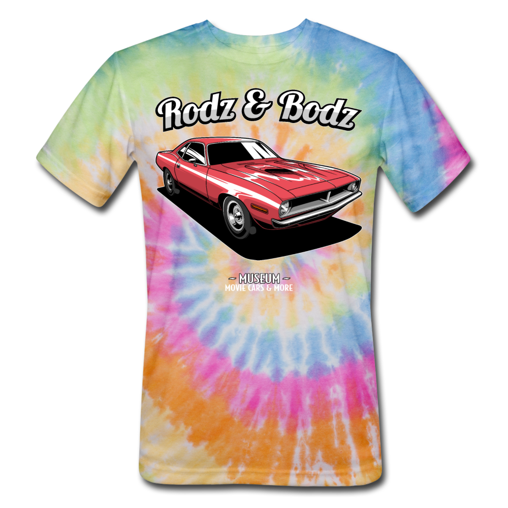 Unisex Tie Dye T-Shirt- CUDA - rainbow